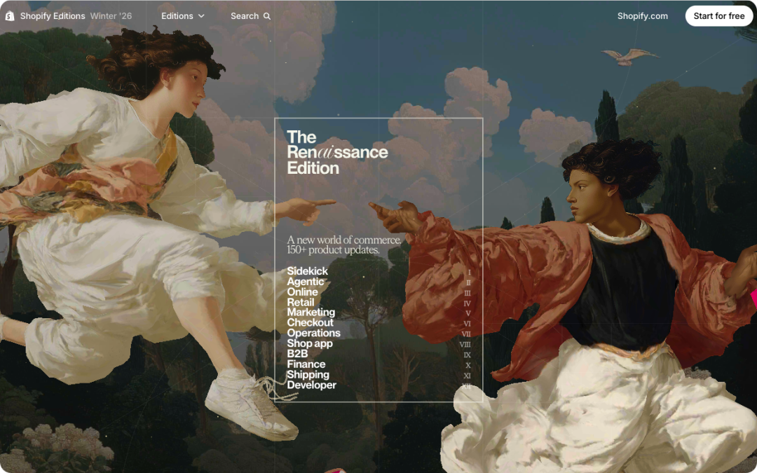 Shopify's Winter '26 Editions showcase introduces updates across its commerce platform.